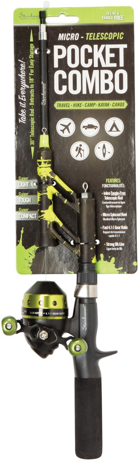ProFISHiency Tiny But Mighty Spincast Pocket Combo - 734009, Travel Combos  at Sportsman's Guide