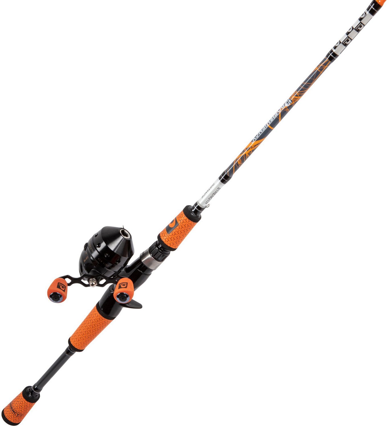 orange and black fishing reel free image