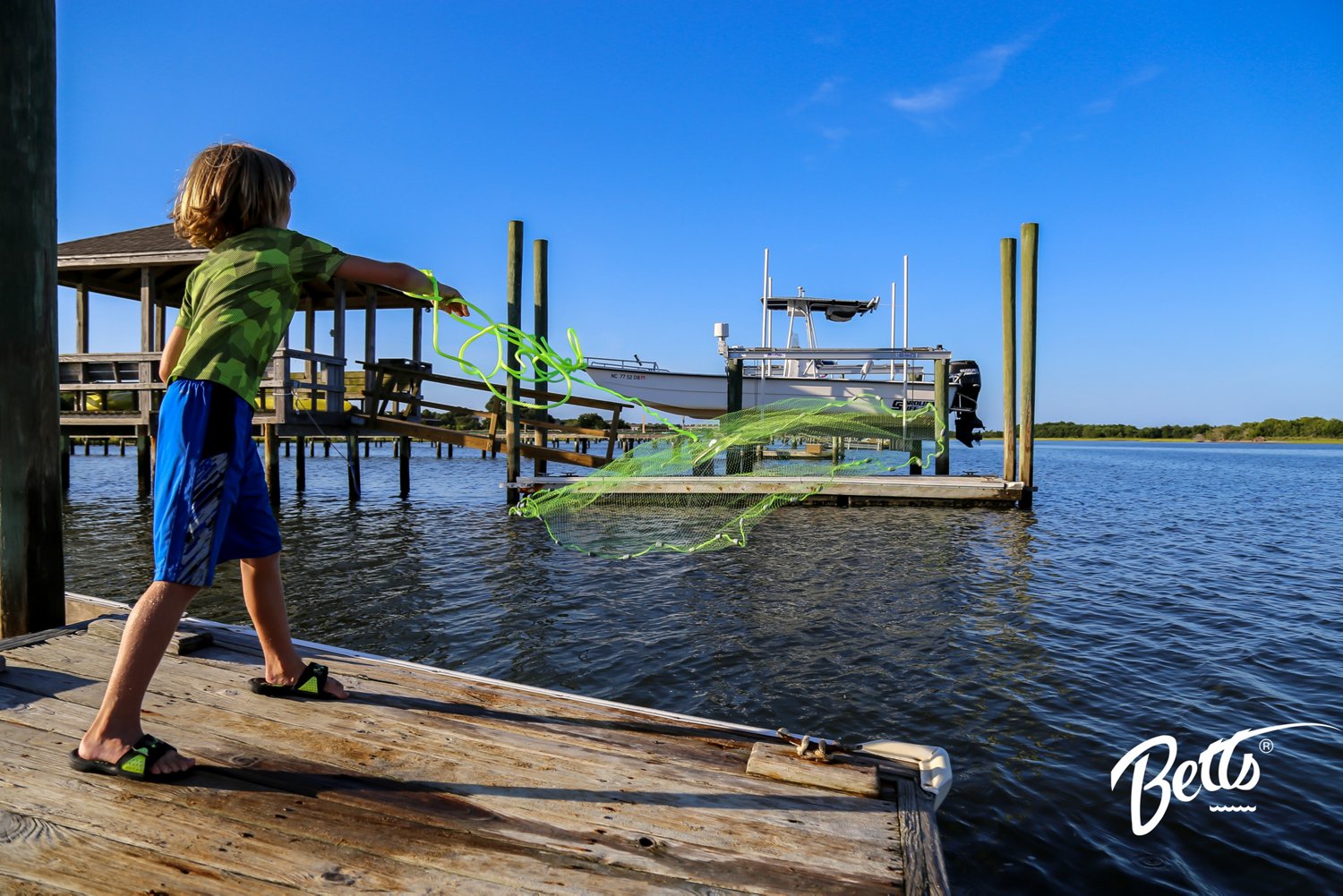 How To Throw A Cast Net For Kids, Bett's Buddy Cast Net