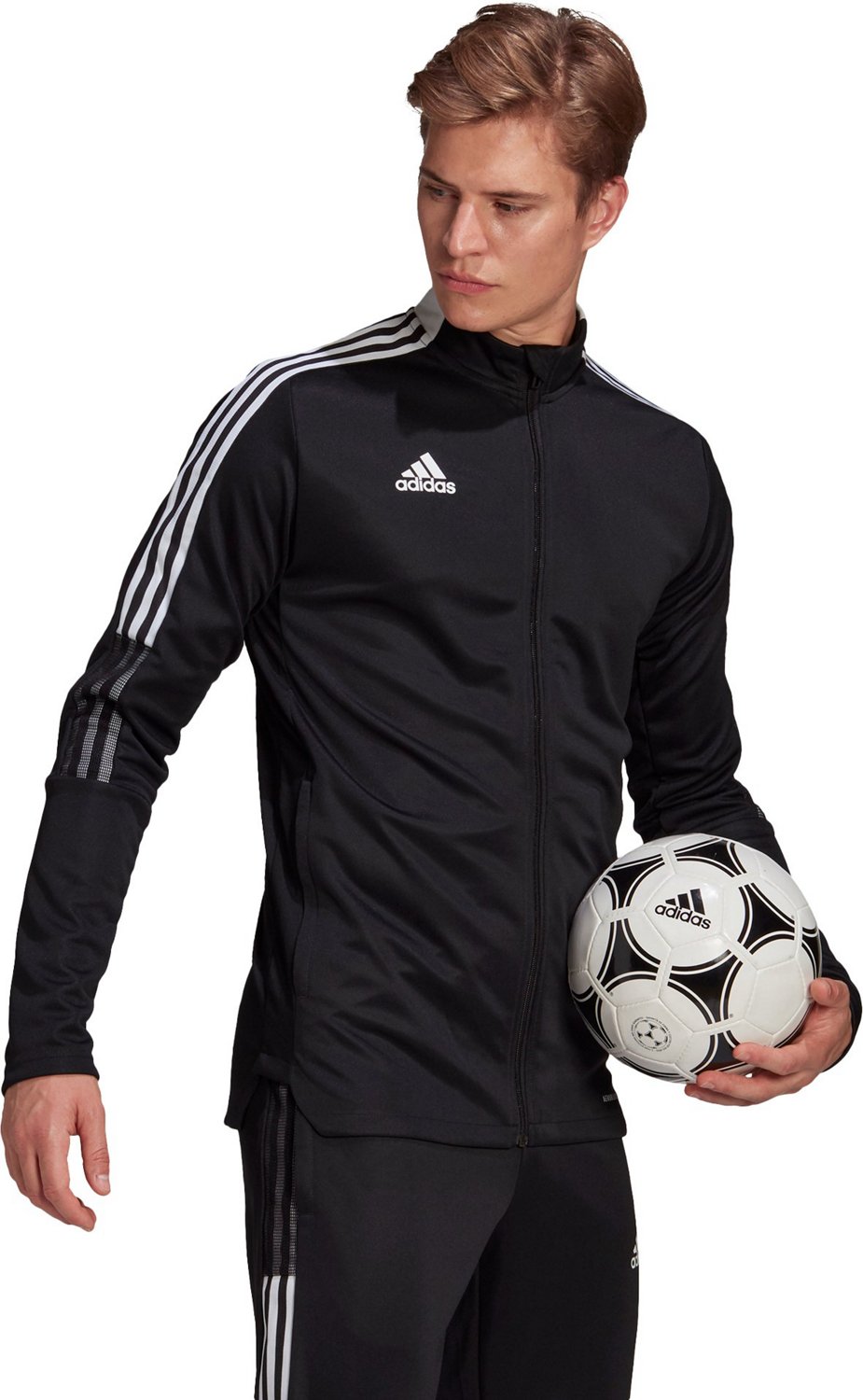 adidas Men's Tiro 21 Track Jacket Free Shipping at Academy