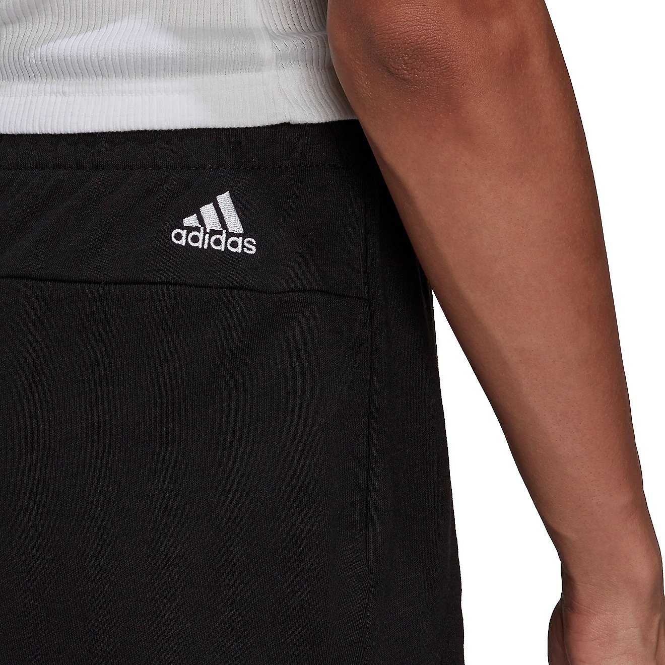 adidas Women's Linear French Terry Shorts 3 in                                                                                   - view number 5