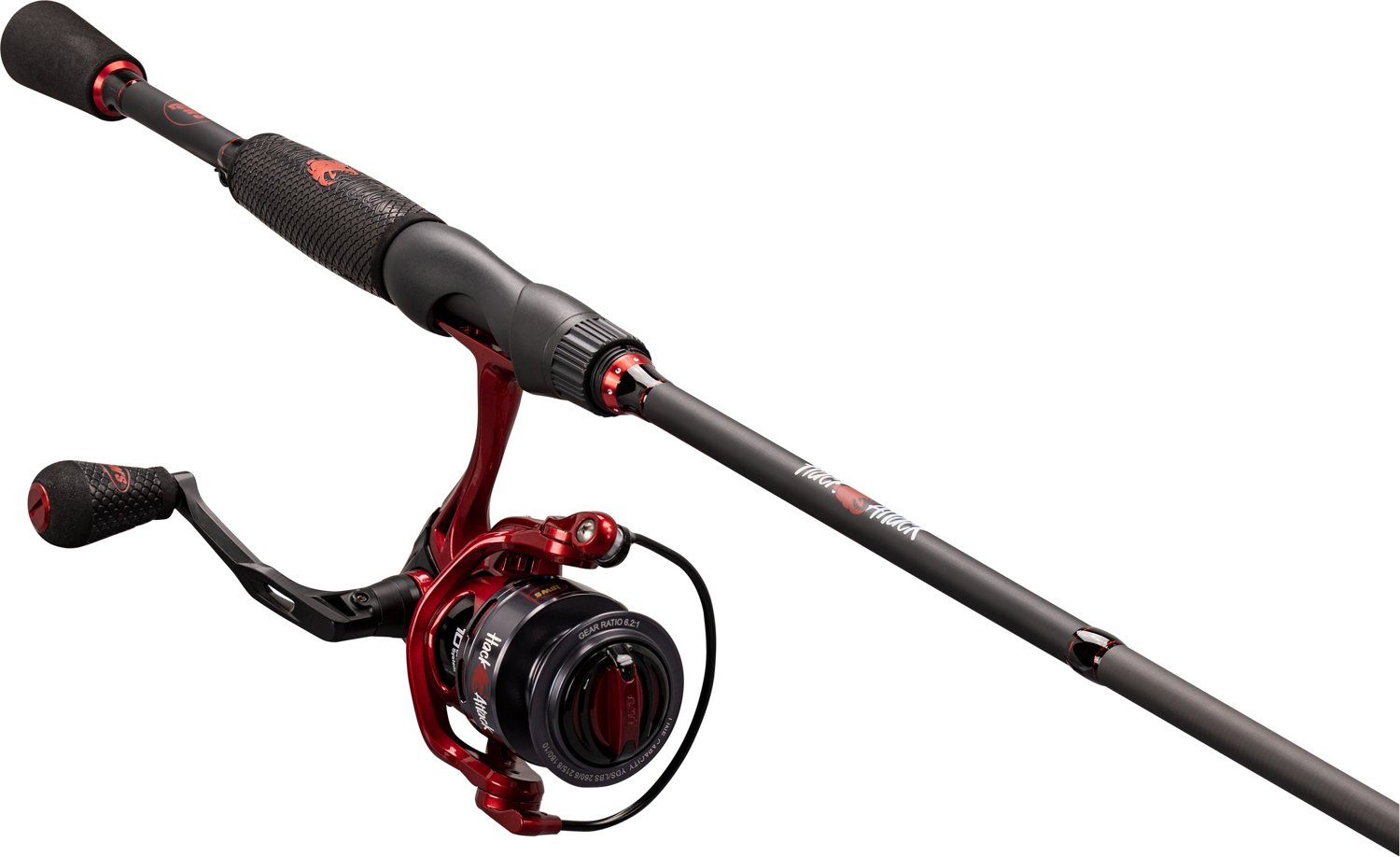 Lew's Reactor Spinning Reel and Fishing Rod Combo, 7-Foot 1-Piece