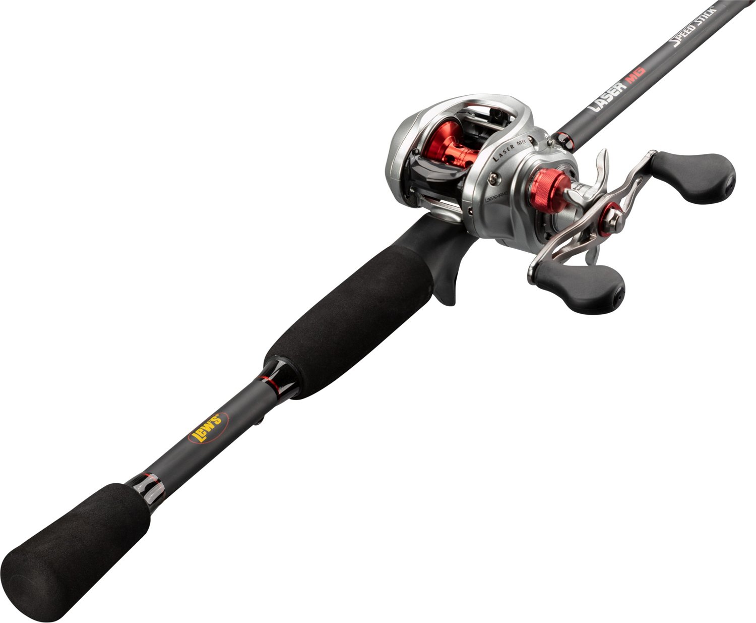 Lews Laser Speed Stick IM-6 6'6 Medium Rod Spin Combo 2 Piece LSG300reel  (new)