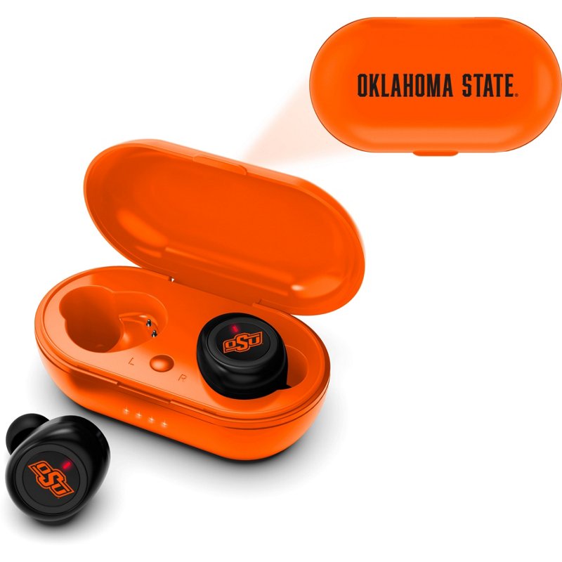 Prime Brands Group Oklahoma State University True Wireless Earbuds Orange - NCAA Novelty at Academy Sports