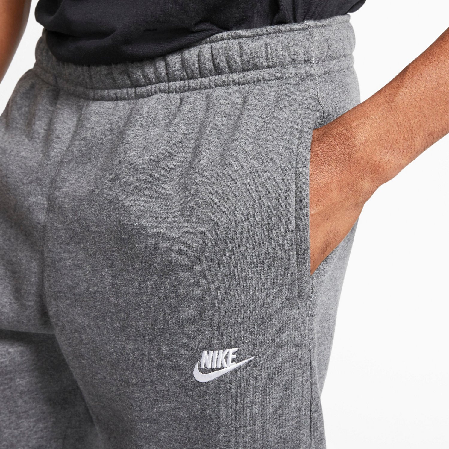Nike Men's Sportswear Club Fleece Cuffed Sweatpants - view number 4