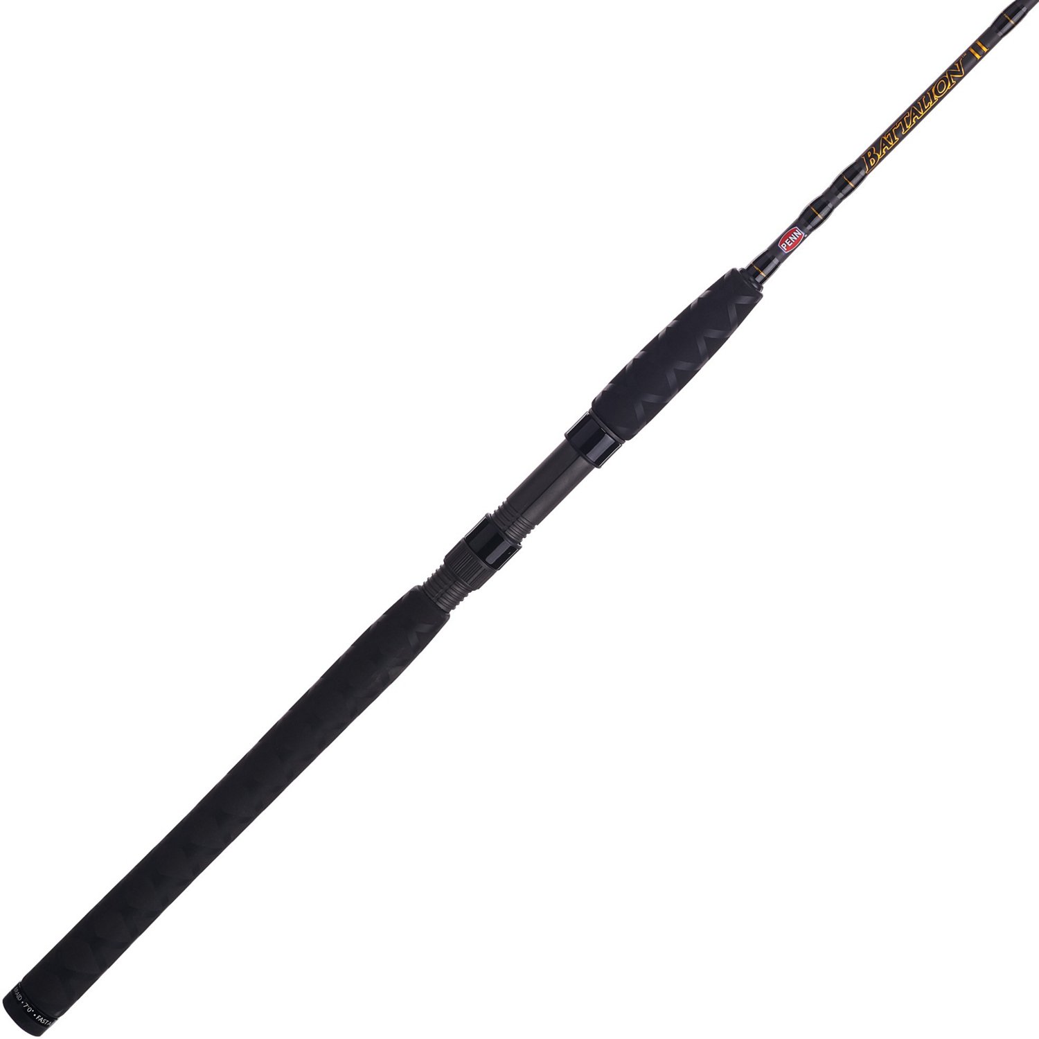  PENN Mariner III Boat Spinning Fishing Rod, Black/Red