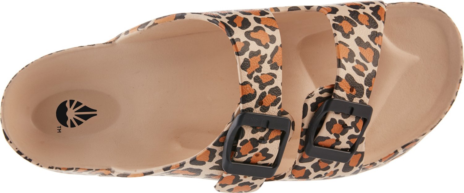 O'Rageous Women's 2-Buckle Cheetah Sport Slides                                                                                  - view number 3