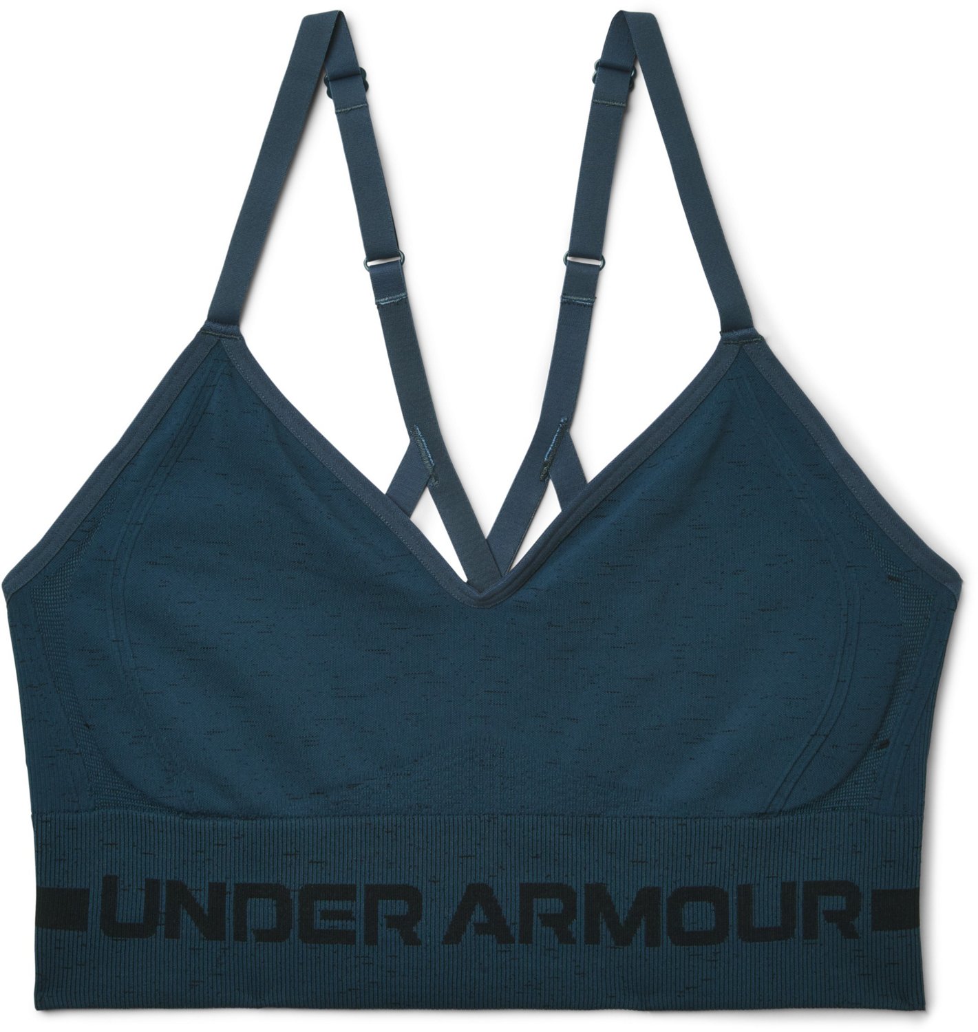 Under Armour Women's Seamless Long Low Impact Heather Bra