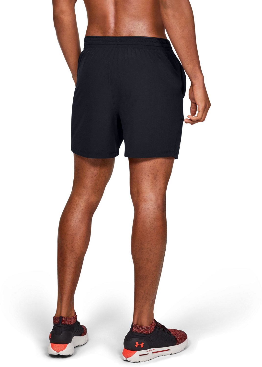 Under Armour Qualifier 5 Wordmark Shorts Black/White 1365210-001