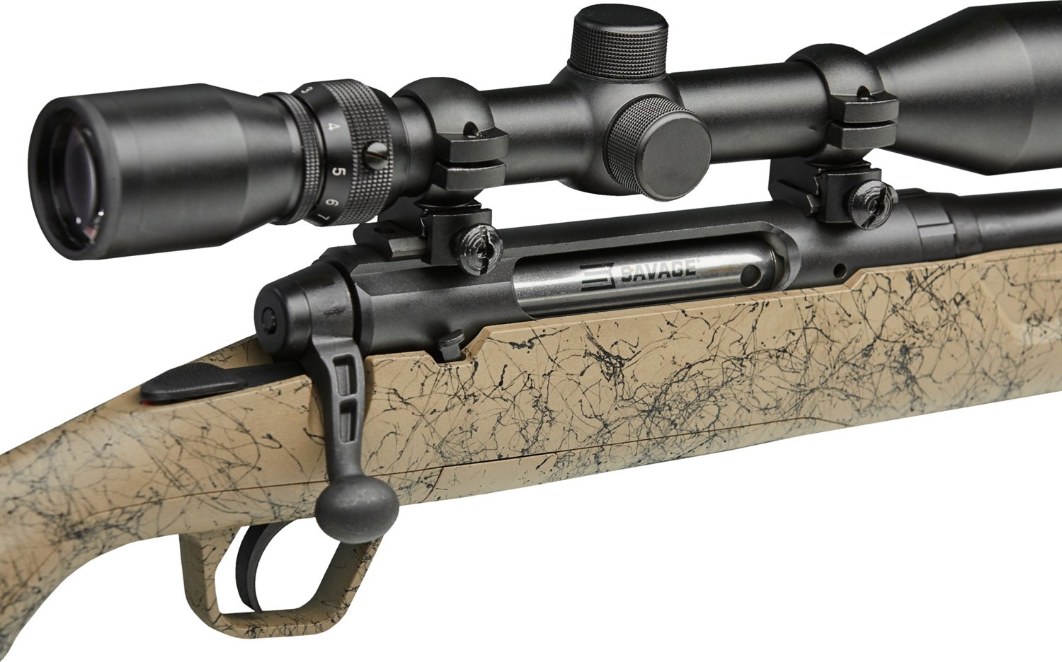 Savage Arms Axis Xp Fde Spiderweb 270 Winchester Bolt Action Rifle Academy