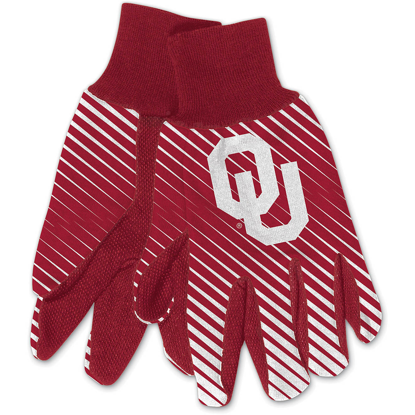 WinCraft Adults' University of Oklahoma 2-Tone Logo Gloves                                                                       - view number 1