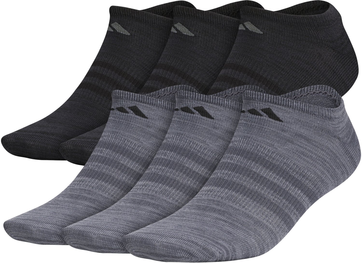 adidas Superlite II No Show Socks 6Pack Academy