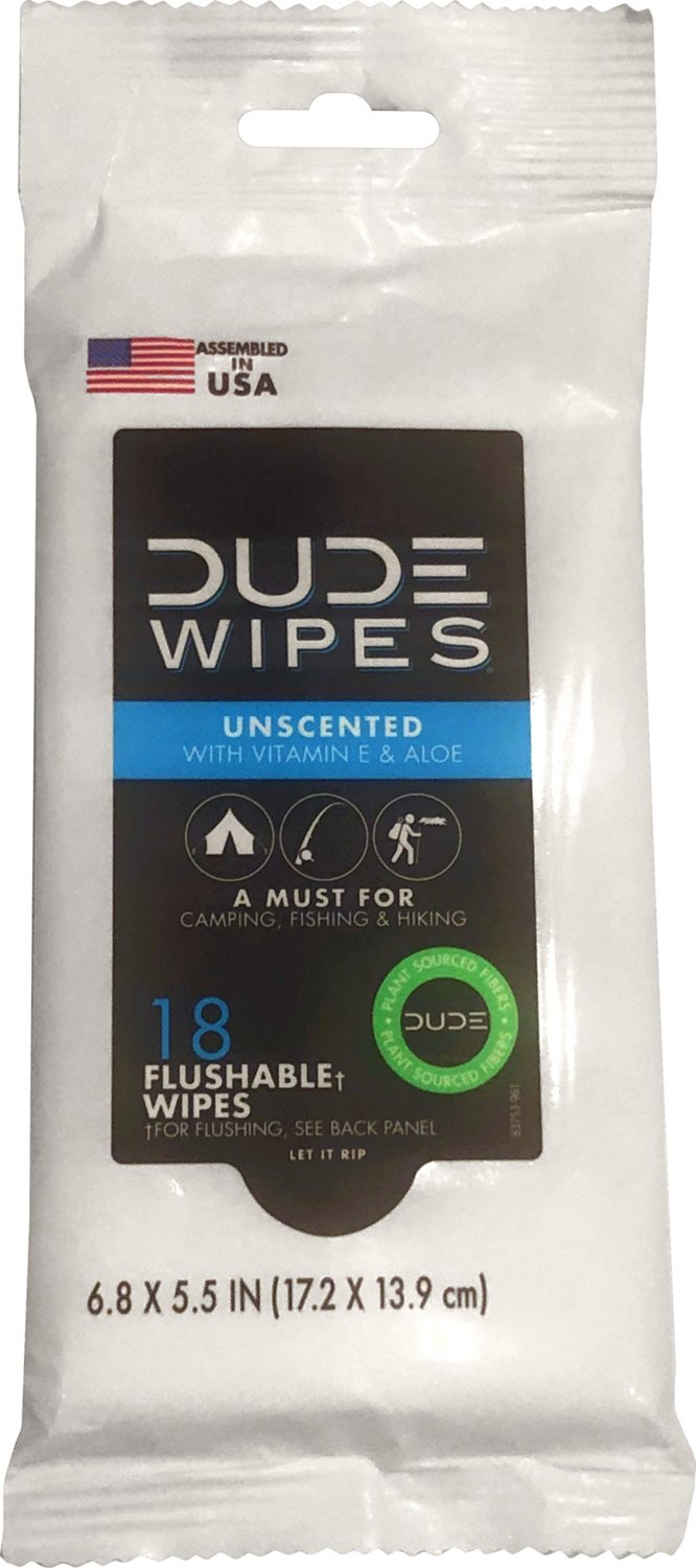 Dude Wipes Flushable Wipe Dispenser Pack 18 Count Academy