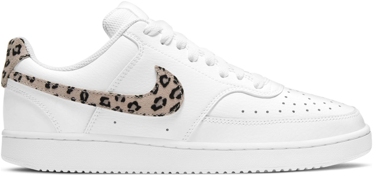 White leopard shop nike shoes