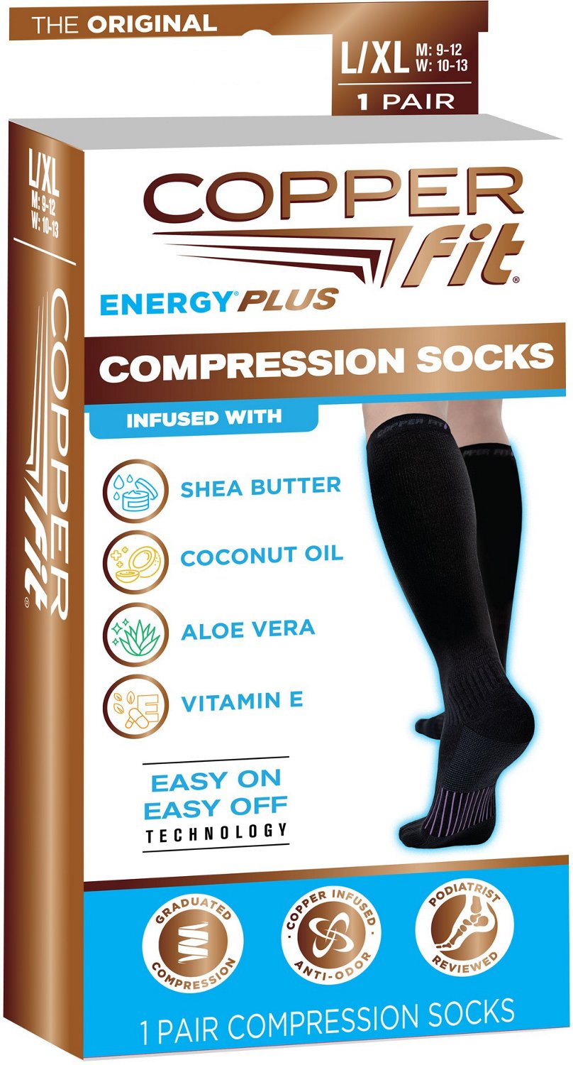 Copper Fit Energy Plus Hydrating Compression Socks - view number 4