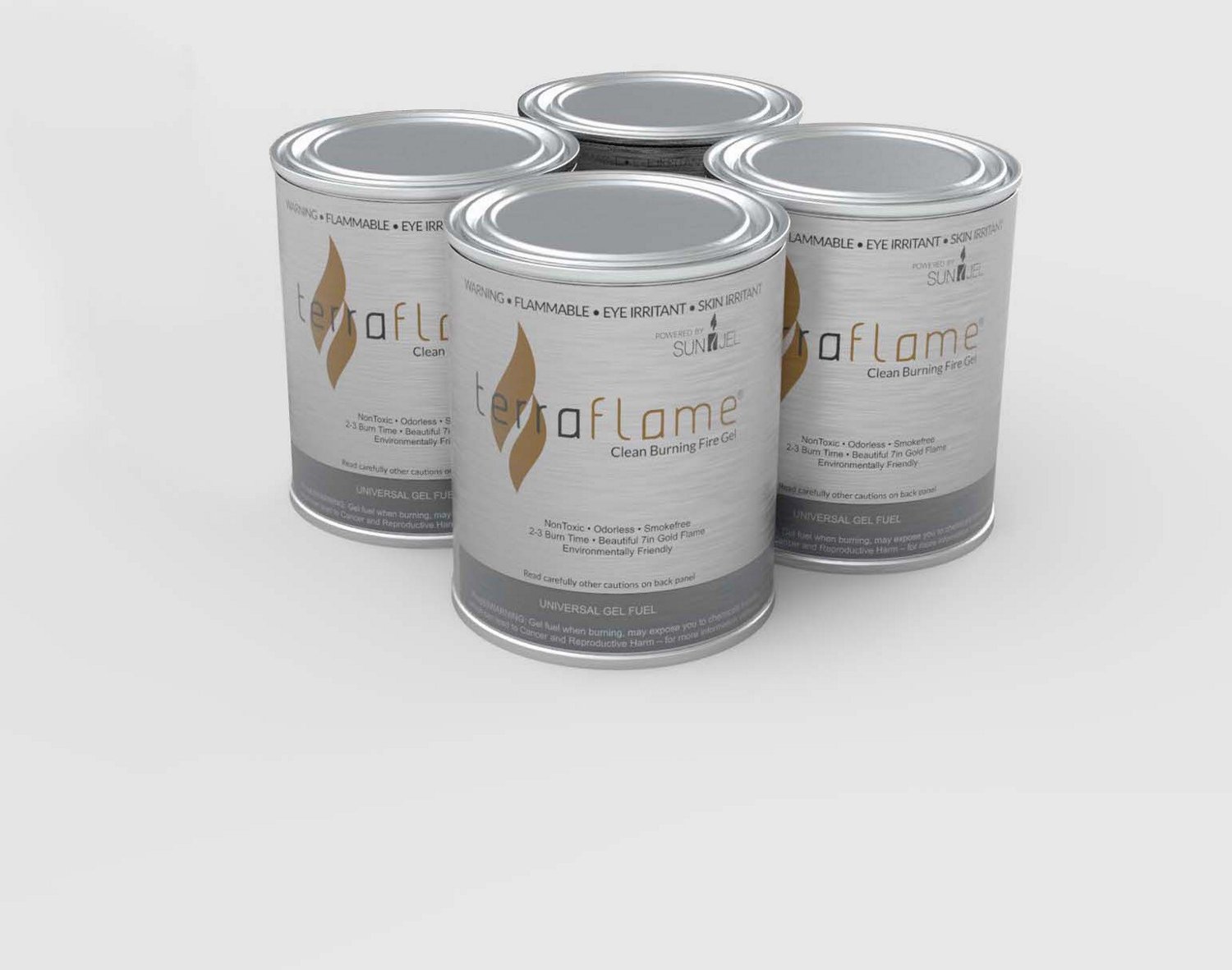 TerraFlame Pure Gel Fuel 4-Pack