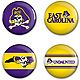 WinCraft East Carolina University Buttons 4-Pack                                                                                 - view number 1 image