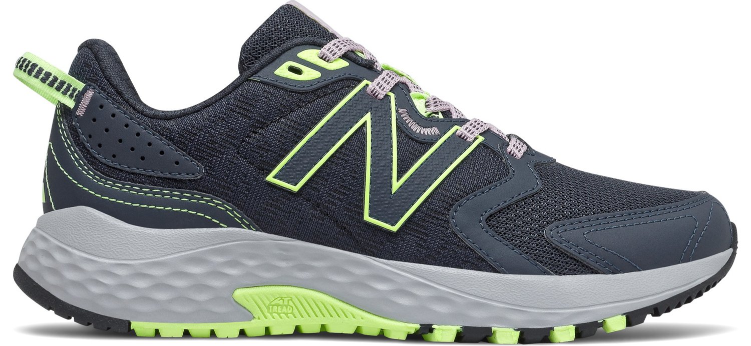 new balance black aqua pink 410 trail running shoes