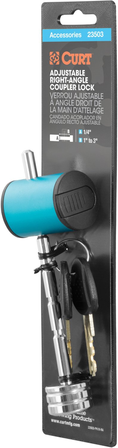 CURT Adjustable Coupler Lock - view number 4