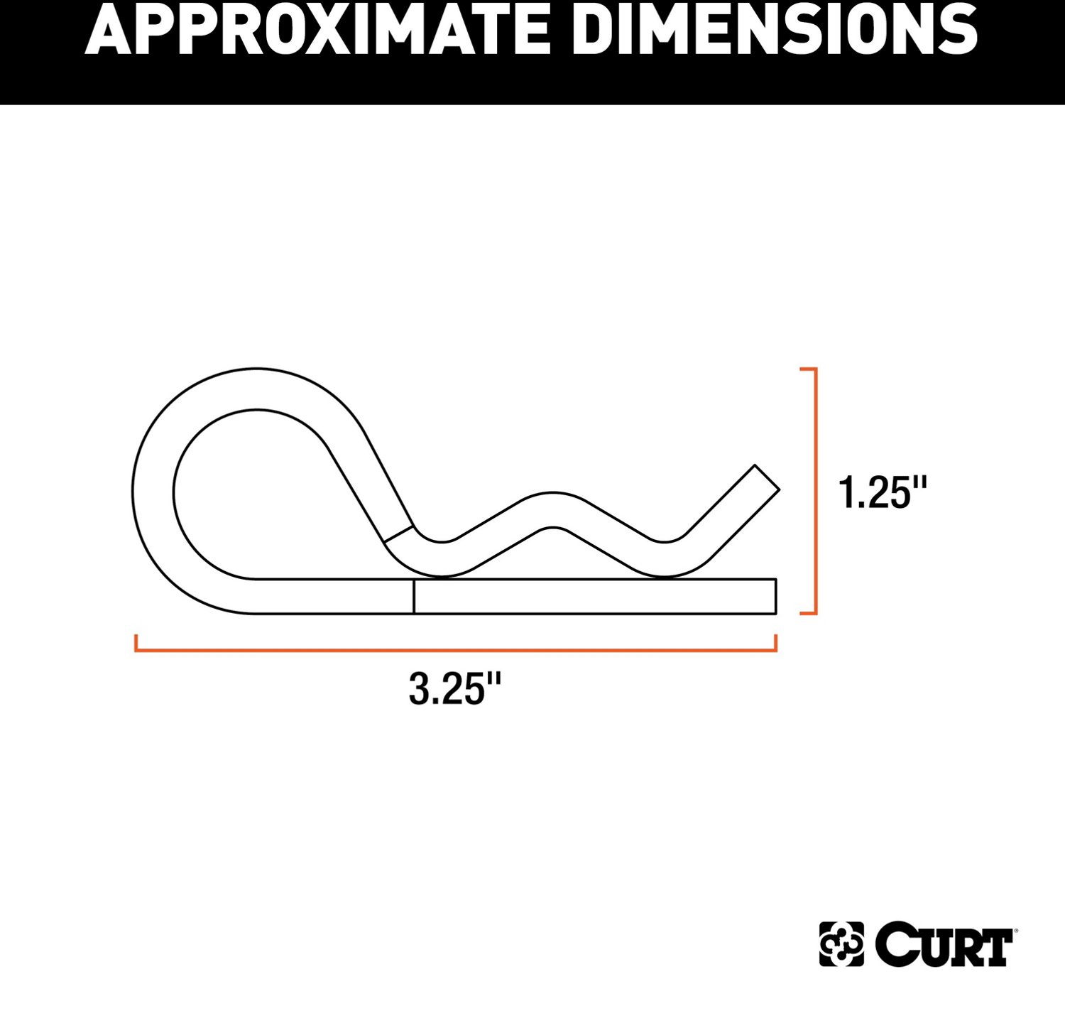 CURT Hitch Clips 3-Pack                                                                                                          - view number 2