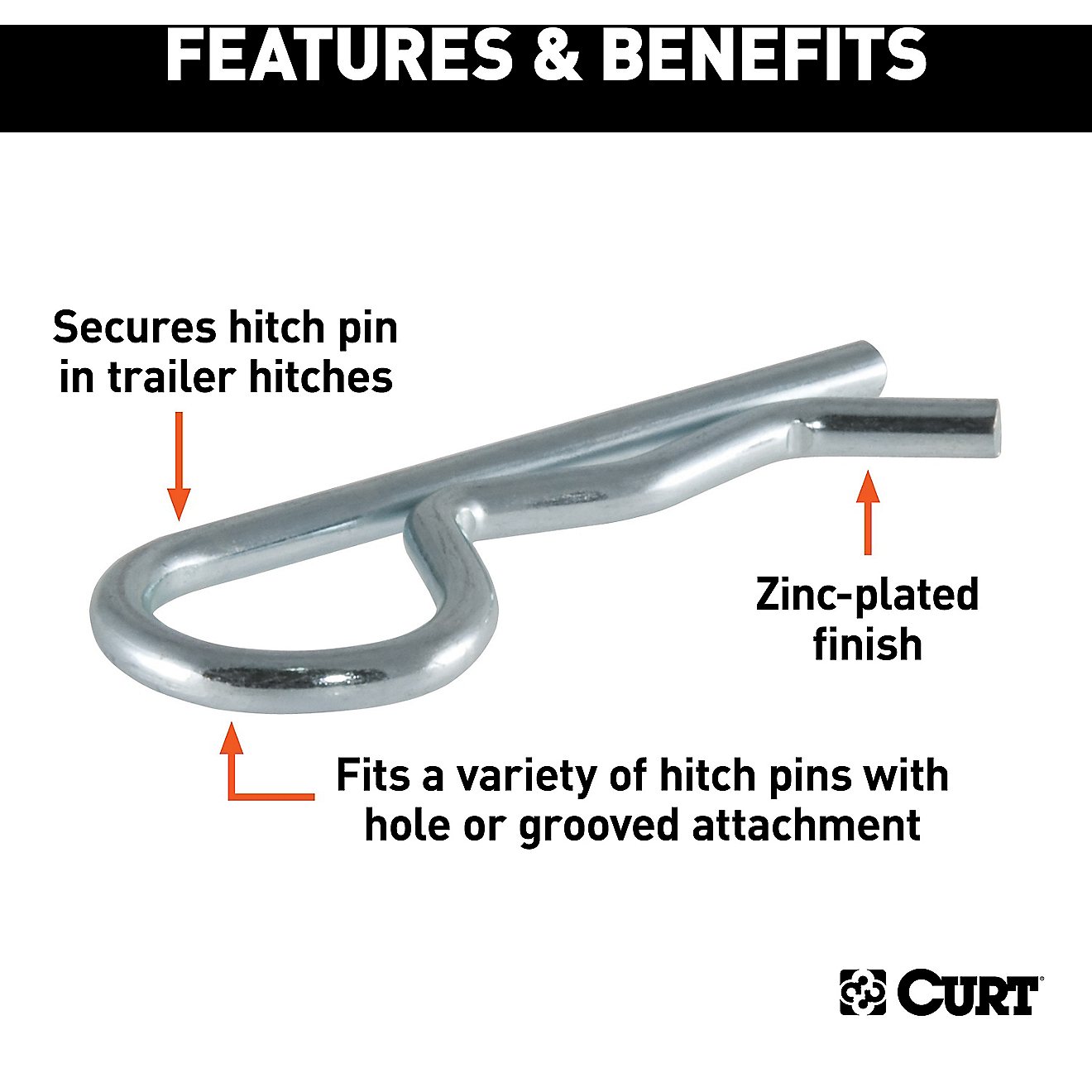 CURT Hitch Clips 3-Pack                                                                                                          - view number 3