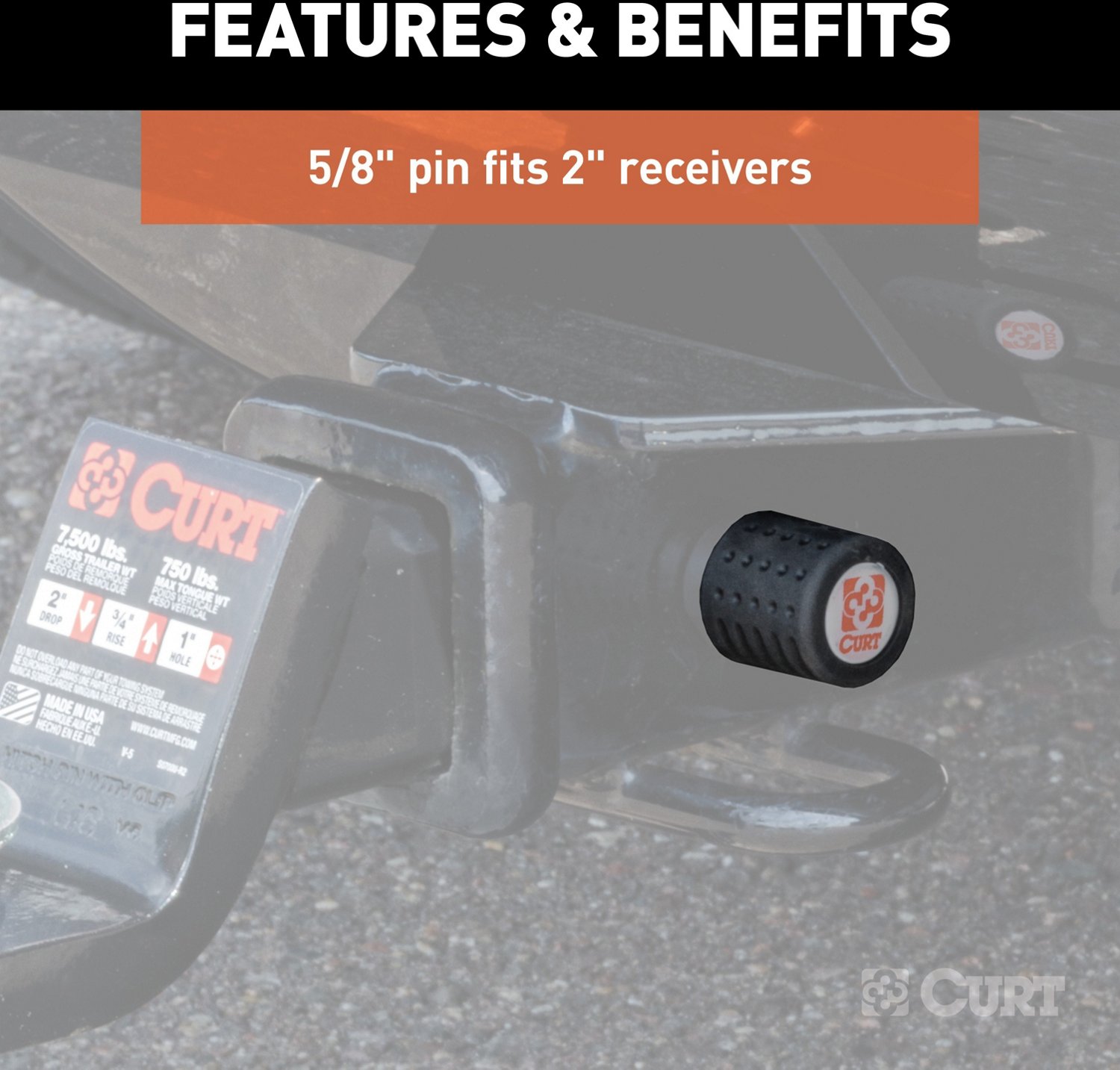 CURT Hitch and Coupler Lock Set                                                                                                  - view number 5