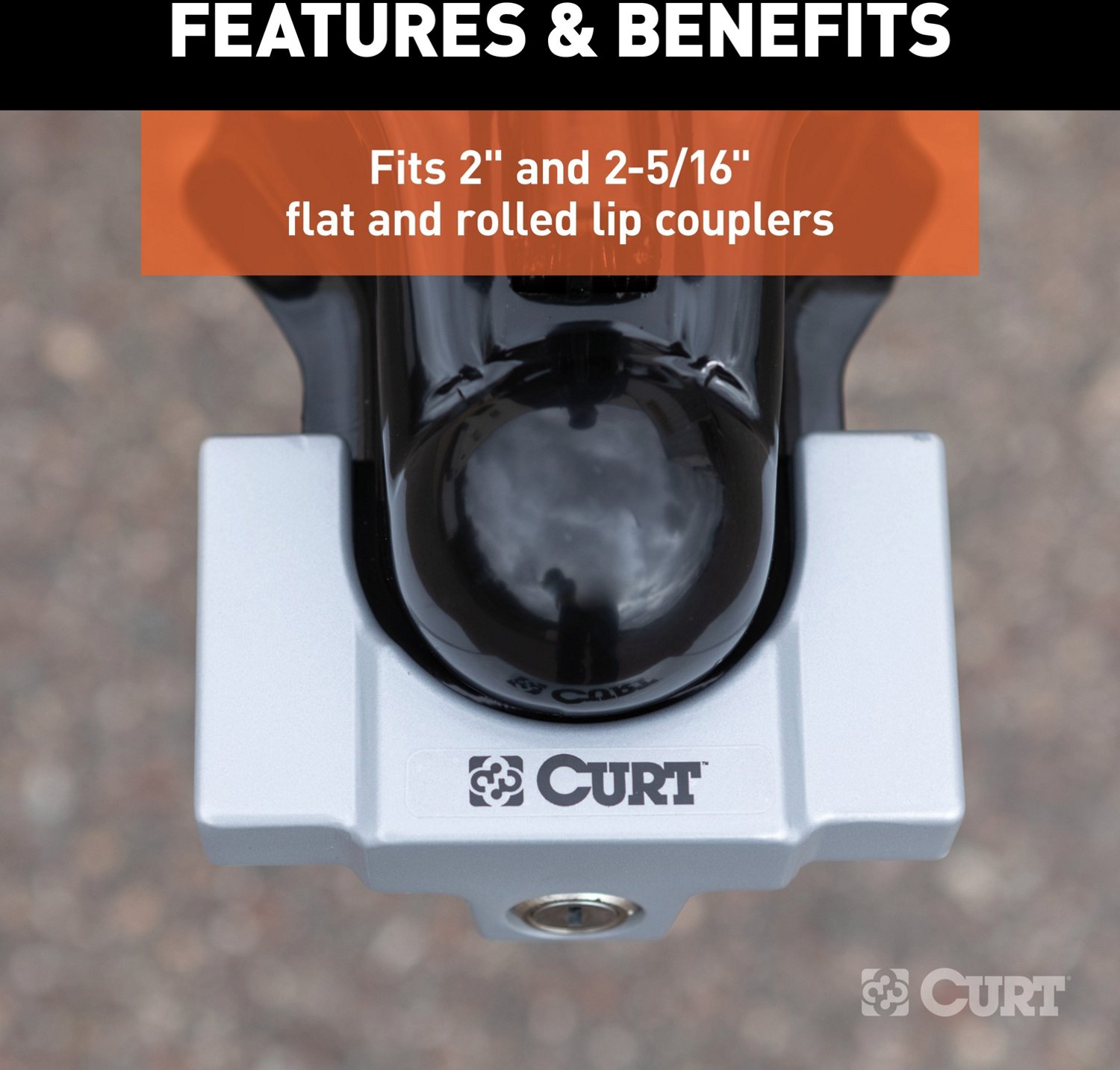 CURT Hitch and Coupler Lock Set                                                                                                  - view number 7