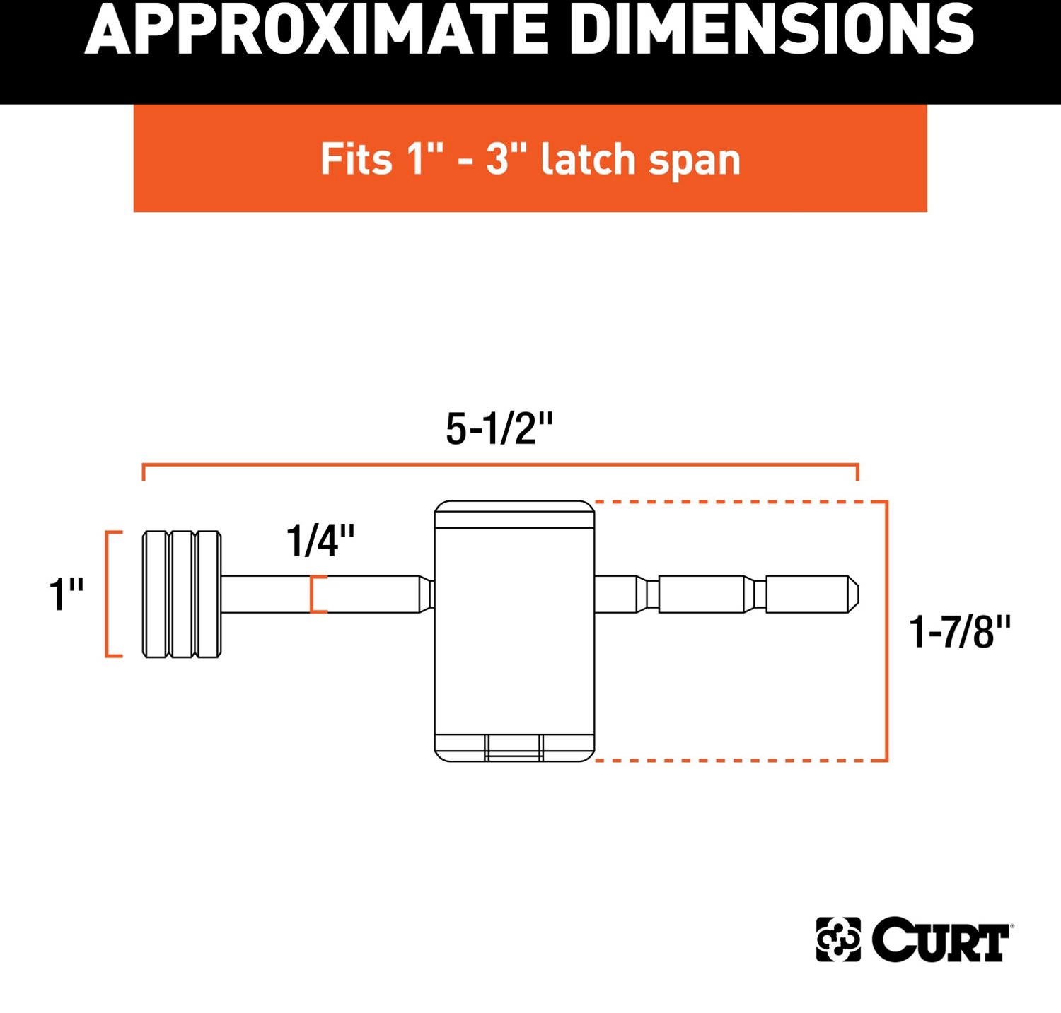 CURT Adjustable Coupler Lock - view number 2