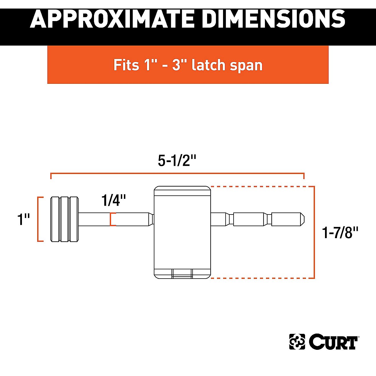 CURT Adjustable Coupler Lock                                                                                                     - view number 2