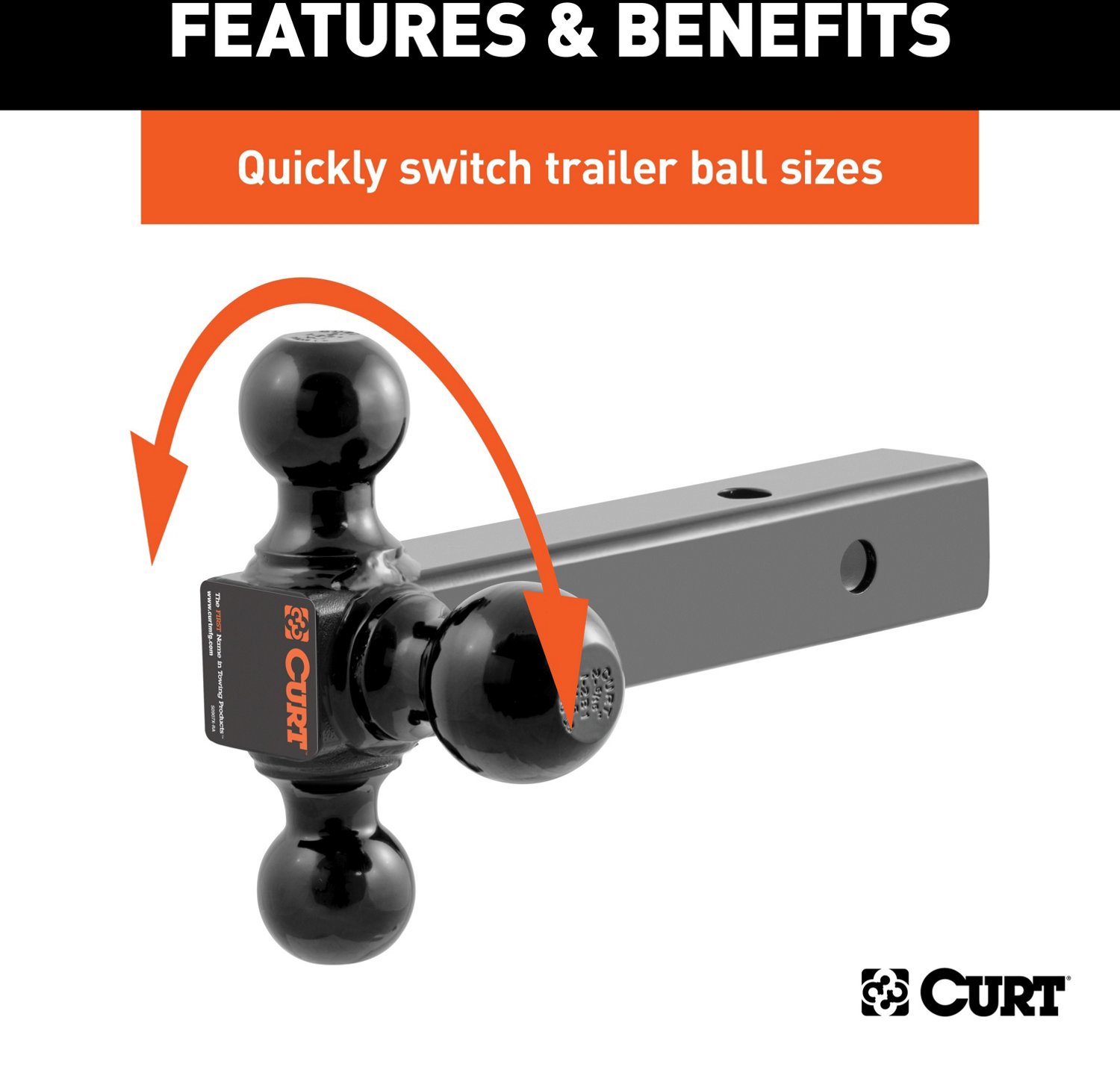 CURT Multi-Ball Mount                                                                                                            - view number 4