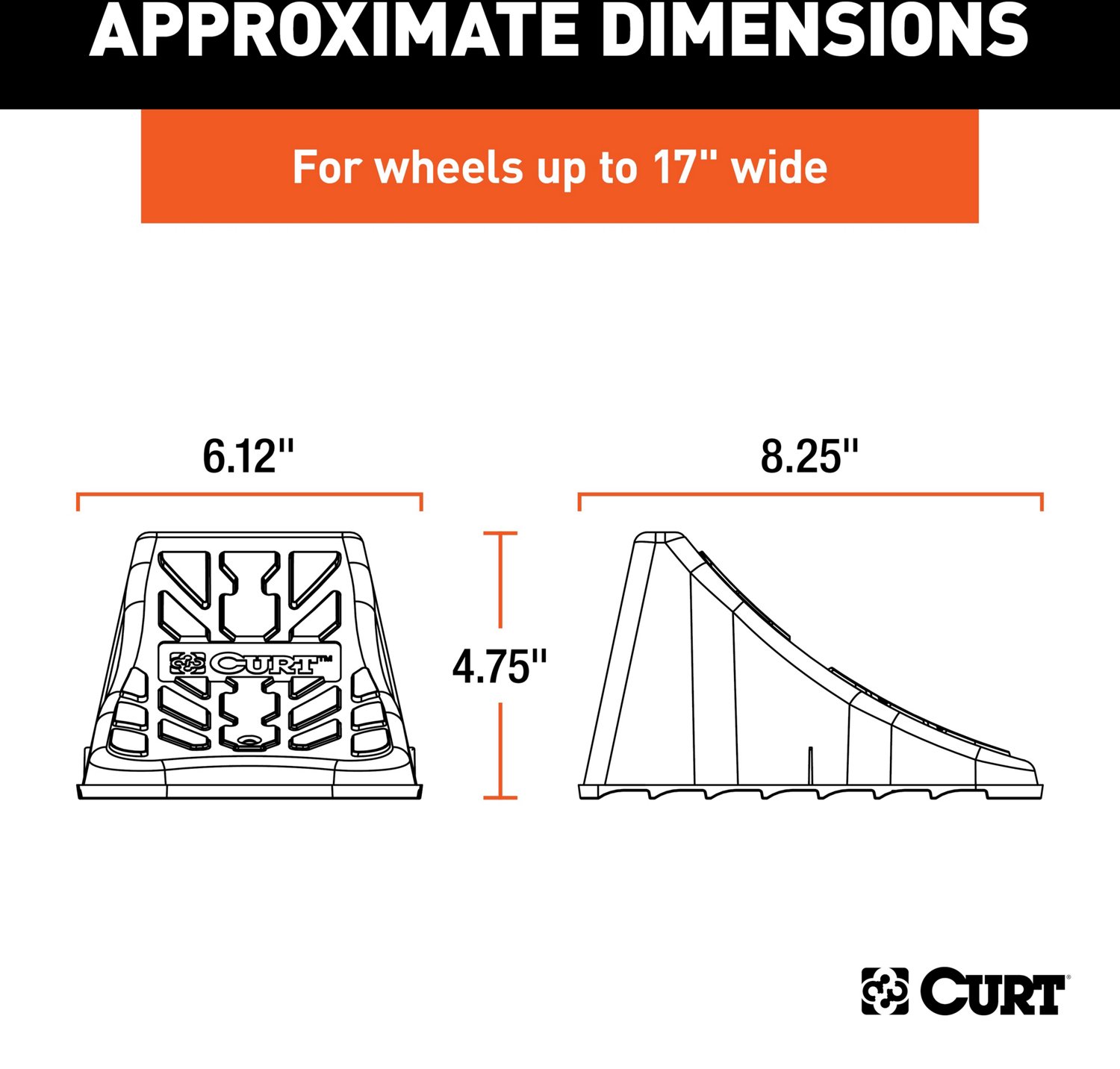 CURT Wheel Chock Pair                                                                                                            - view number 2