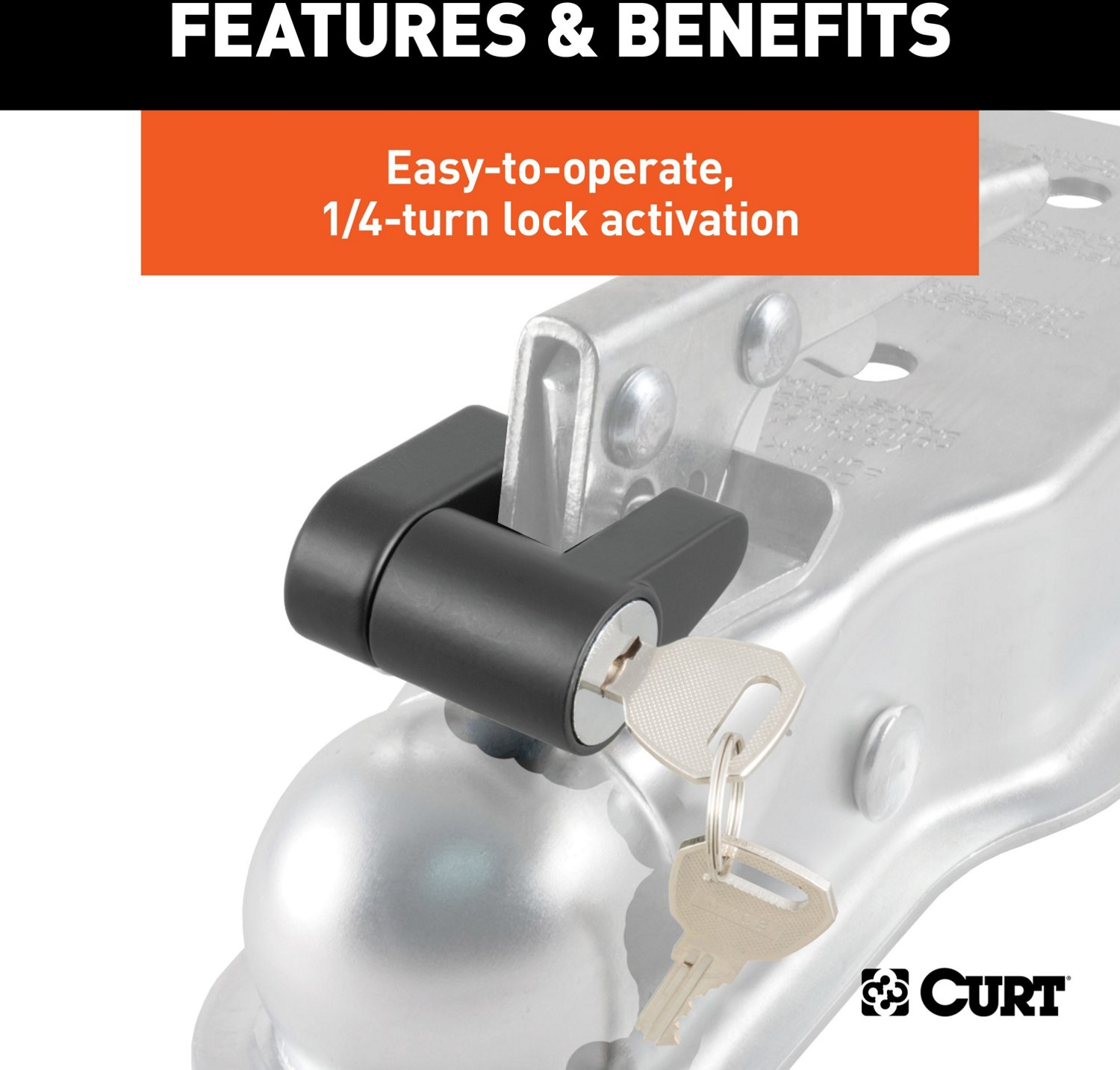 CURT .875 in Span Coupler Lock                                                                                                   - view number 6