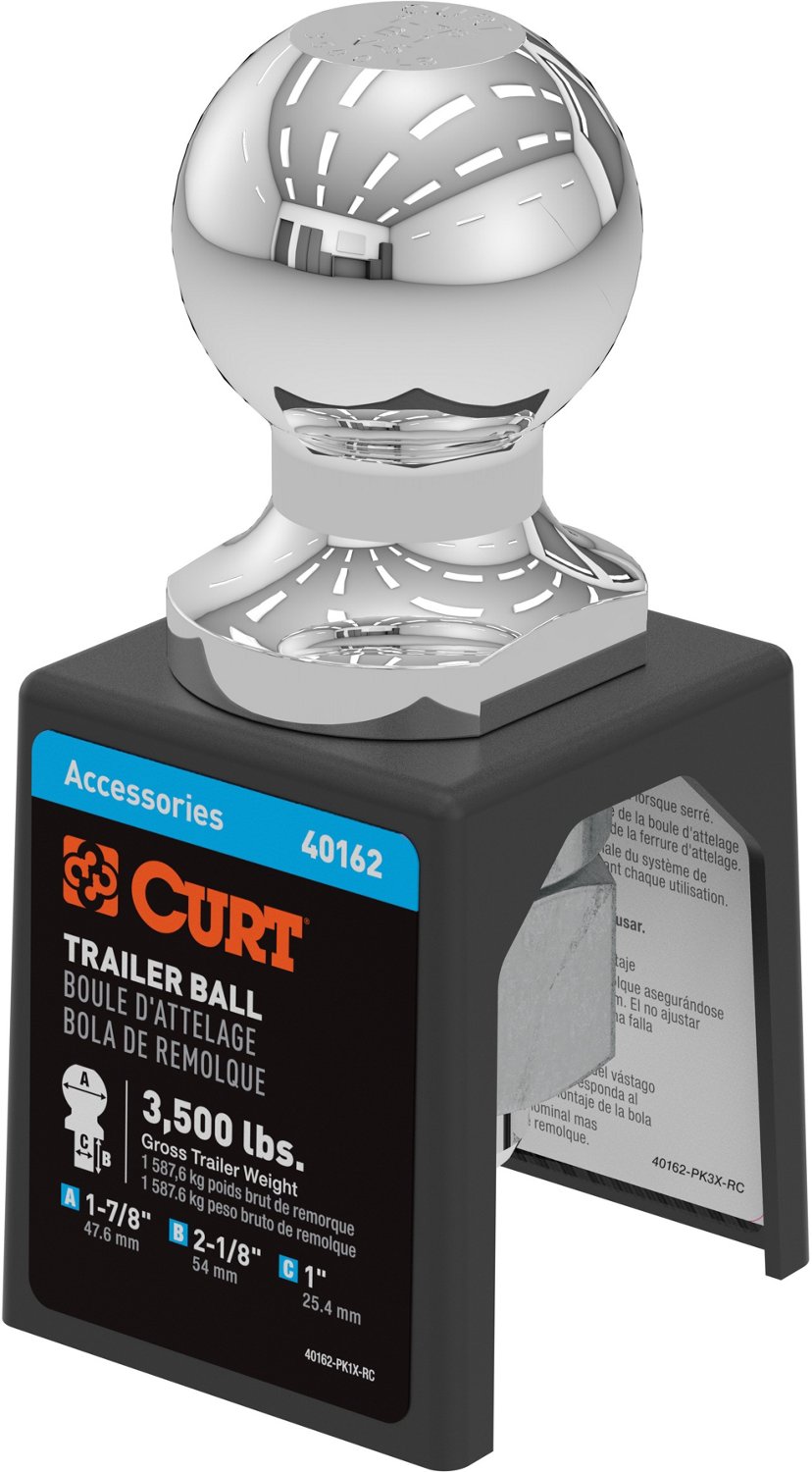 CURT 1-7/8 in x 1 in x 2-1/8 in Hitch Ball - view number 4