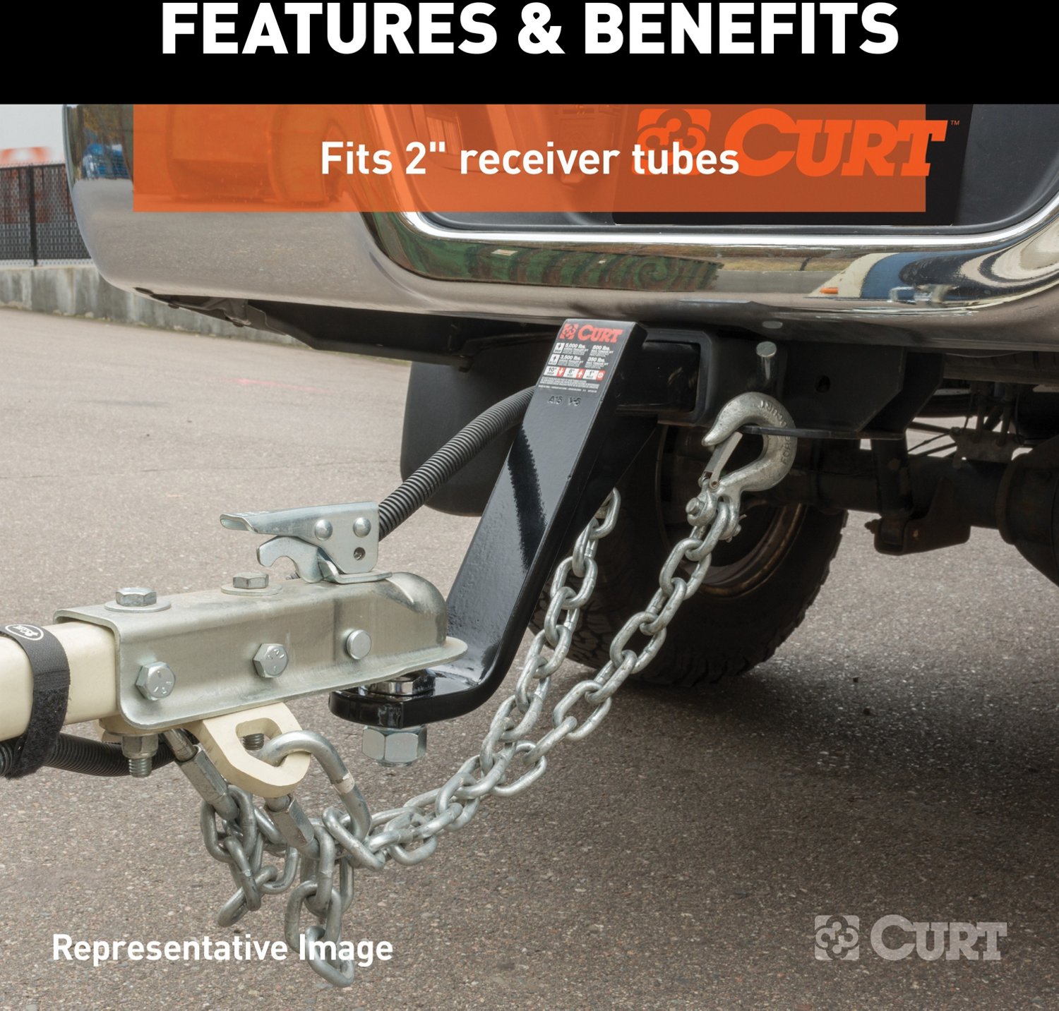 CURT Class 2 Ball Mount                                                                                                          - view number 7