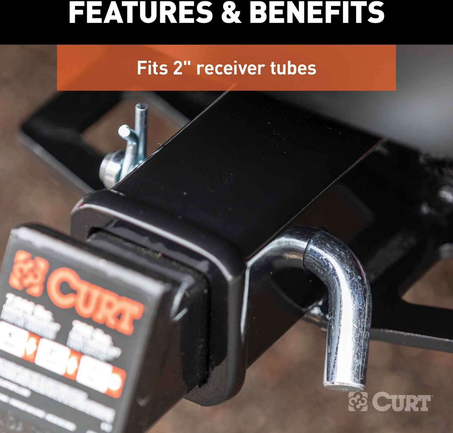 CURT 5/8 in Hitch Pin with Groove - view number 7