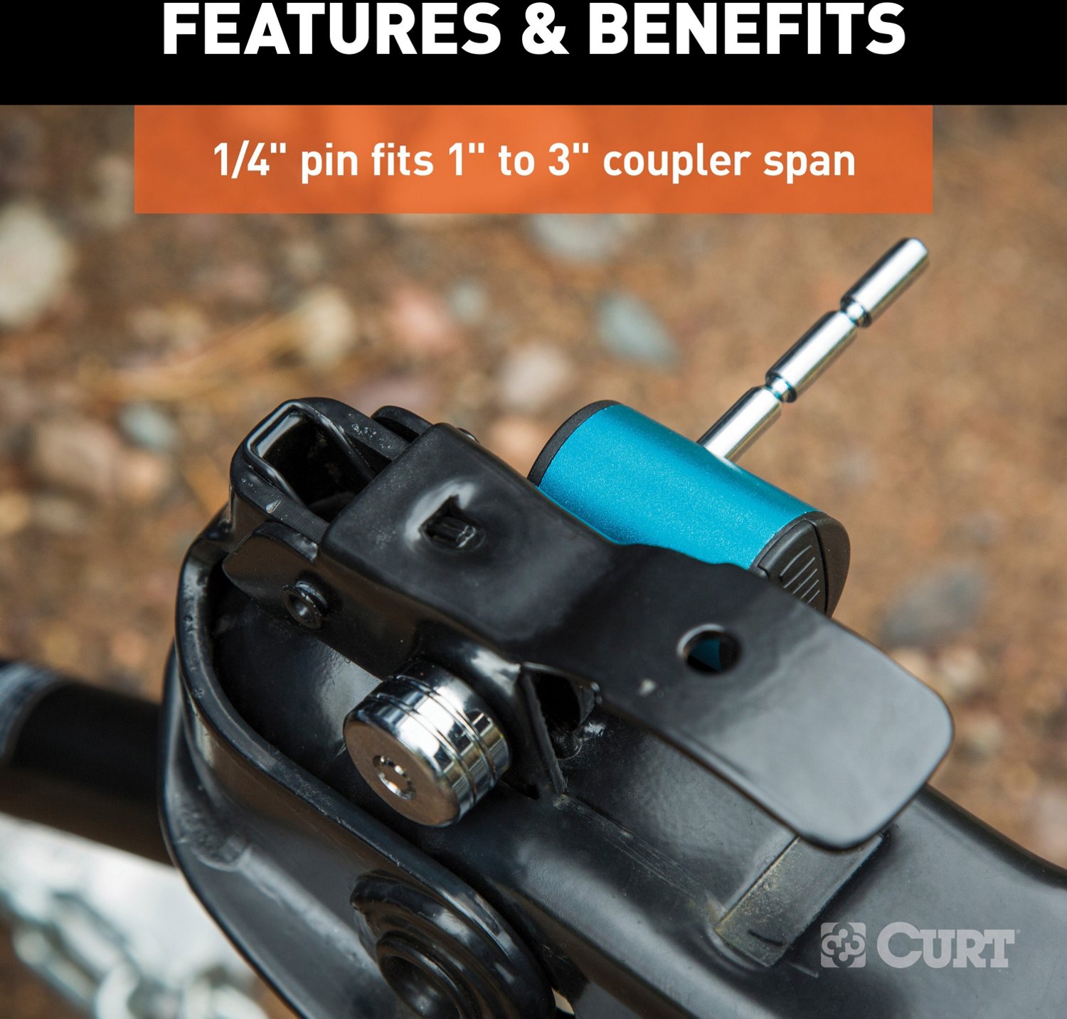 CURT Adjustable Coupler Lock                                                                                                     - view number 5