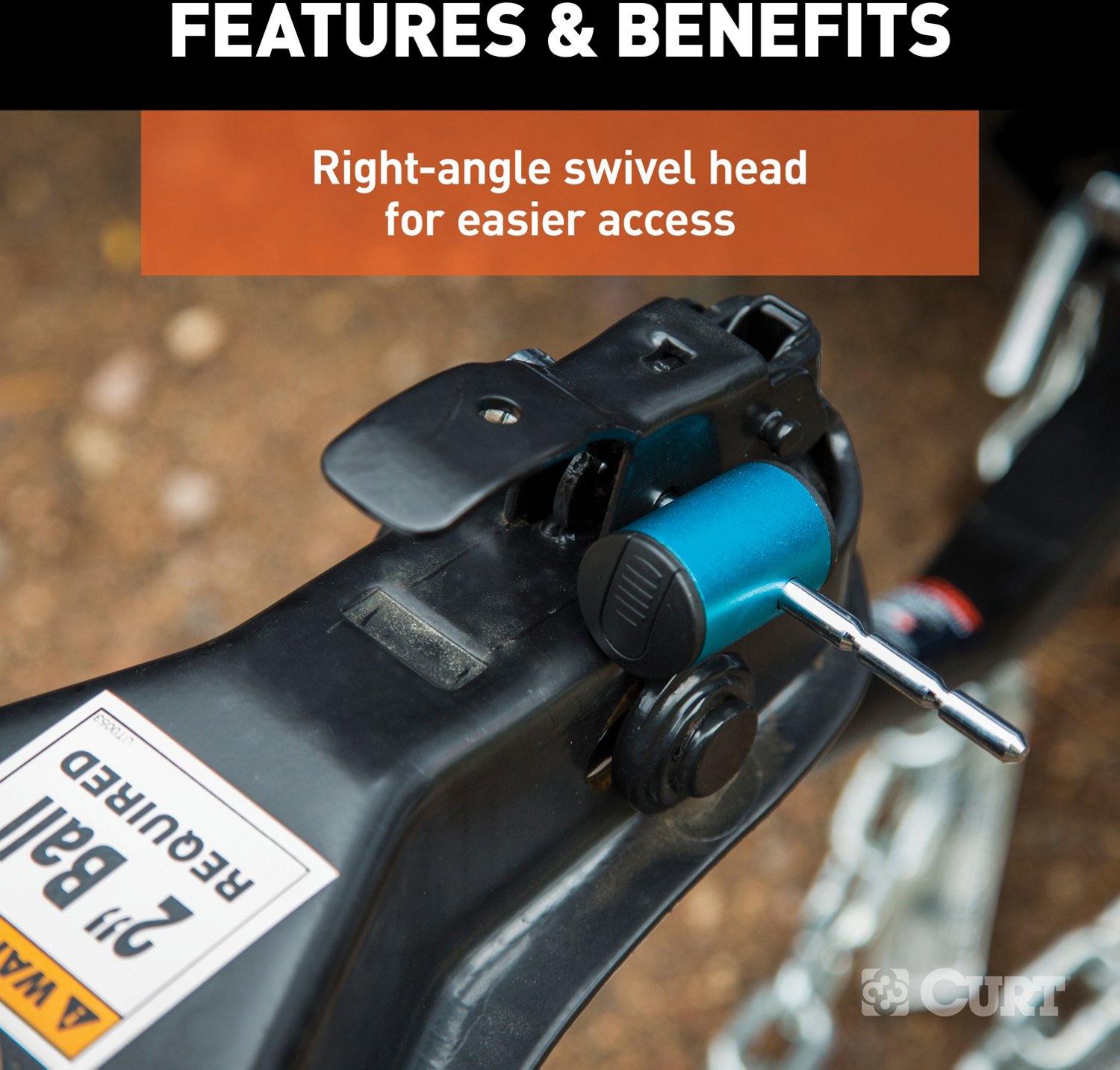 CURT Adjustable Coupler Lock - view number 6