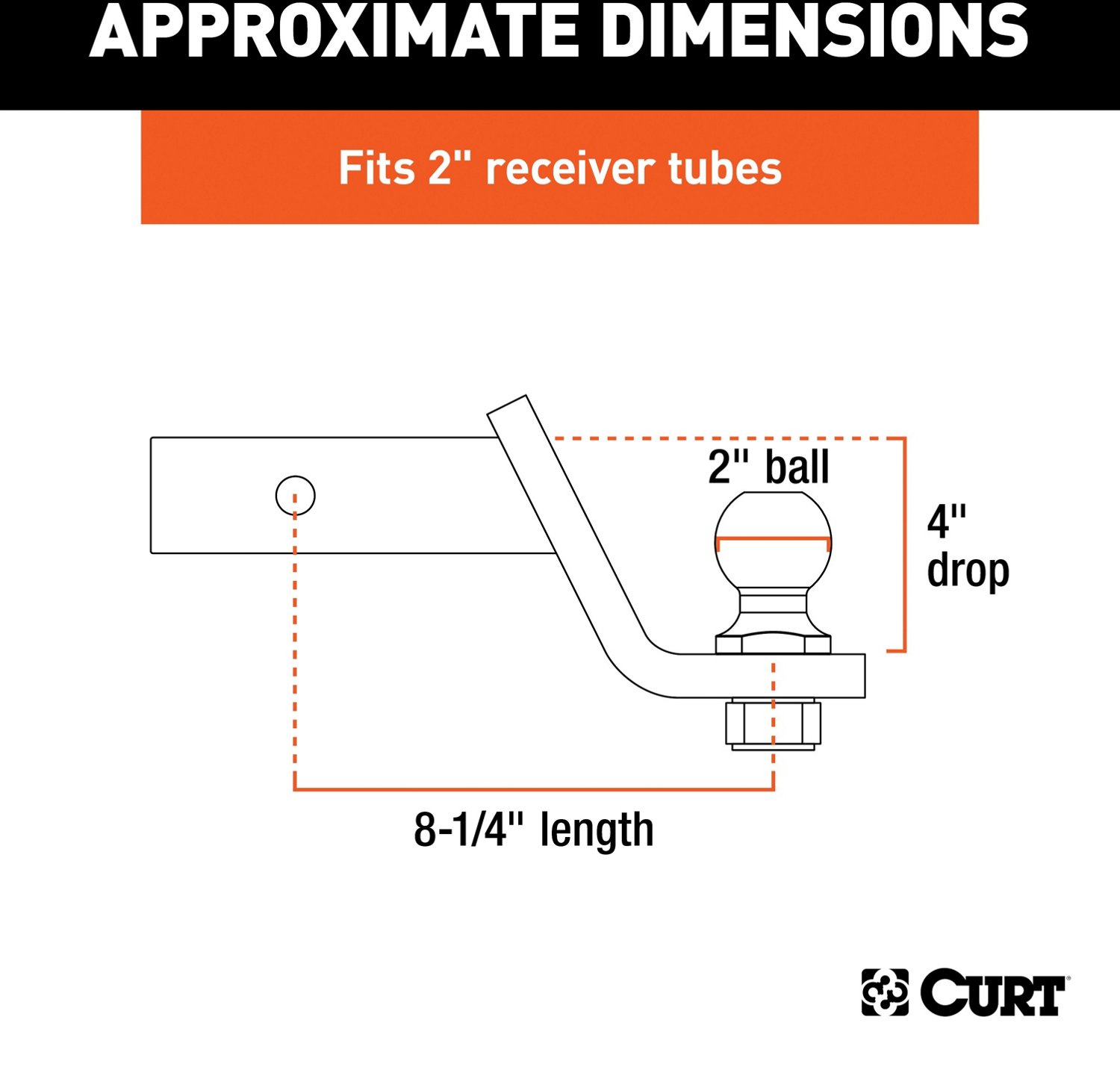 CURT 2 in SQ Ball Mount Pack - view number 2