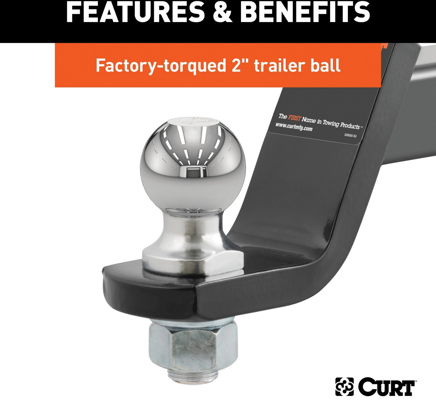 CURT 2 in SQ Ball Mount Pack - view number 4