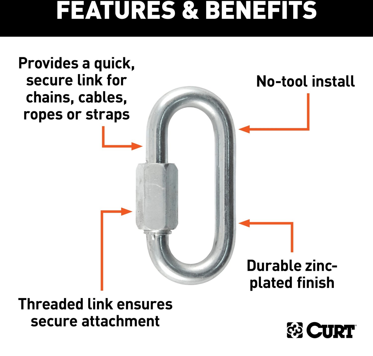 CURT .3125 in Quick Links 2-Pack - view number 3