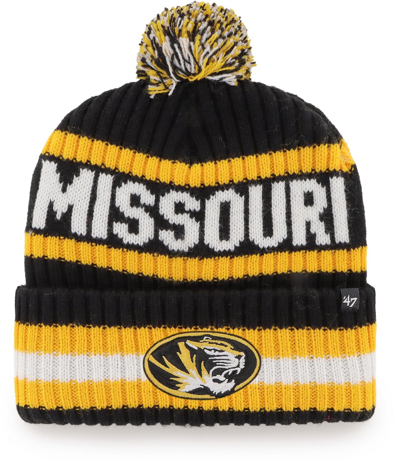 '47 University of Missouri Bering Cuff Knit Pom Hat