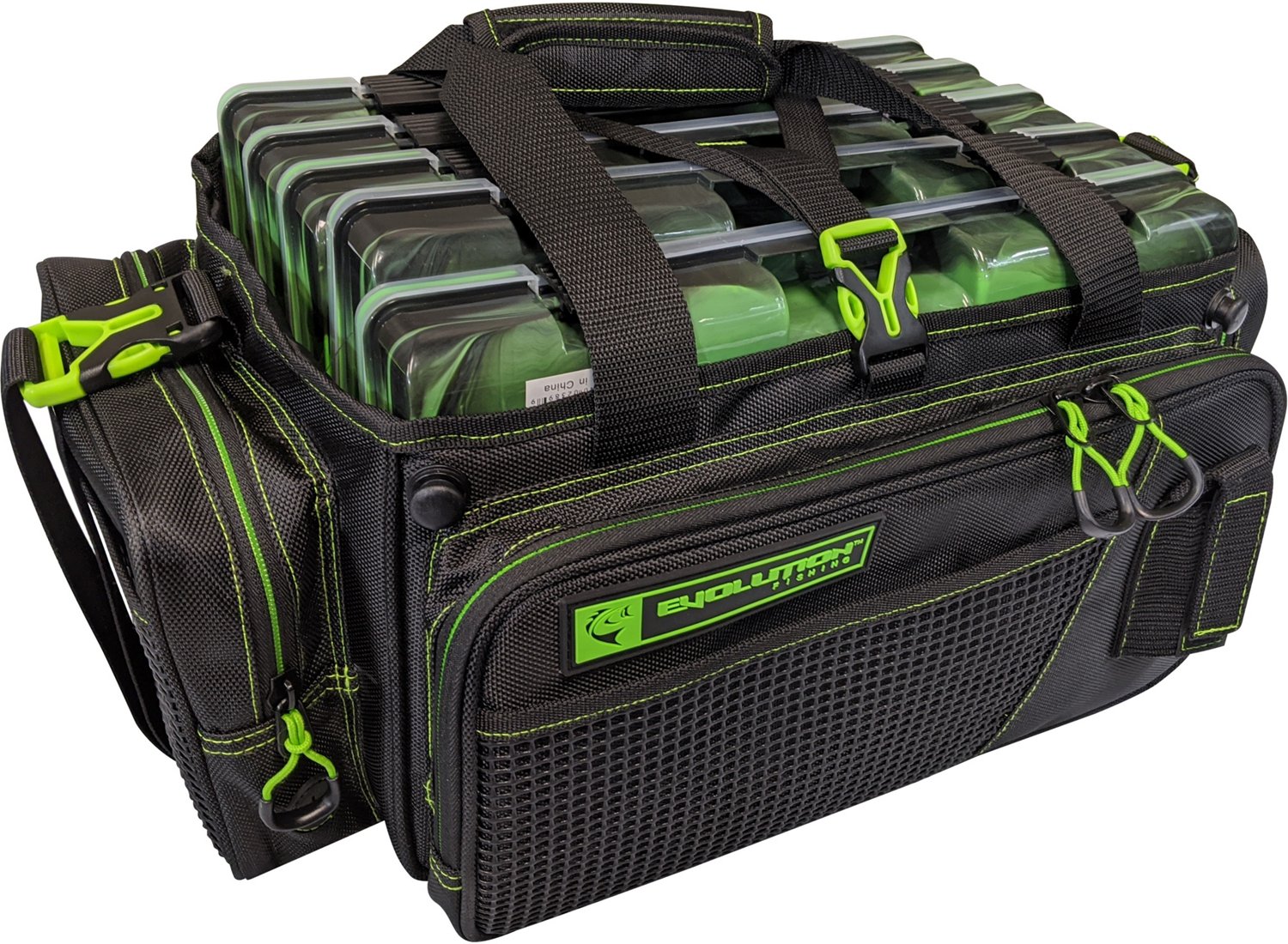 Evolution Fishing Drift Series Topless Horizontal 3700 Tackle Bag – Color Green Sansujyuku sansujyuku.com