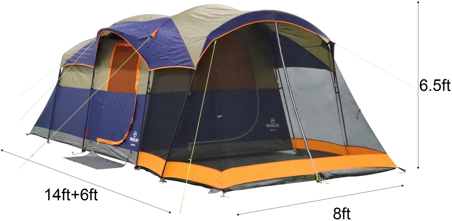 Magellan Outdoors Mission 8Person Tunnel Tent Academy