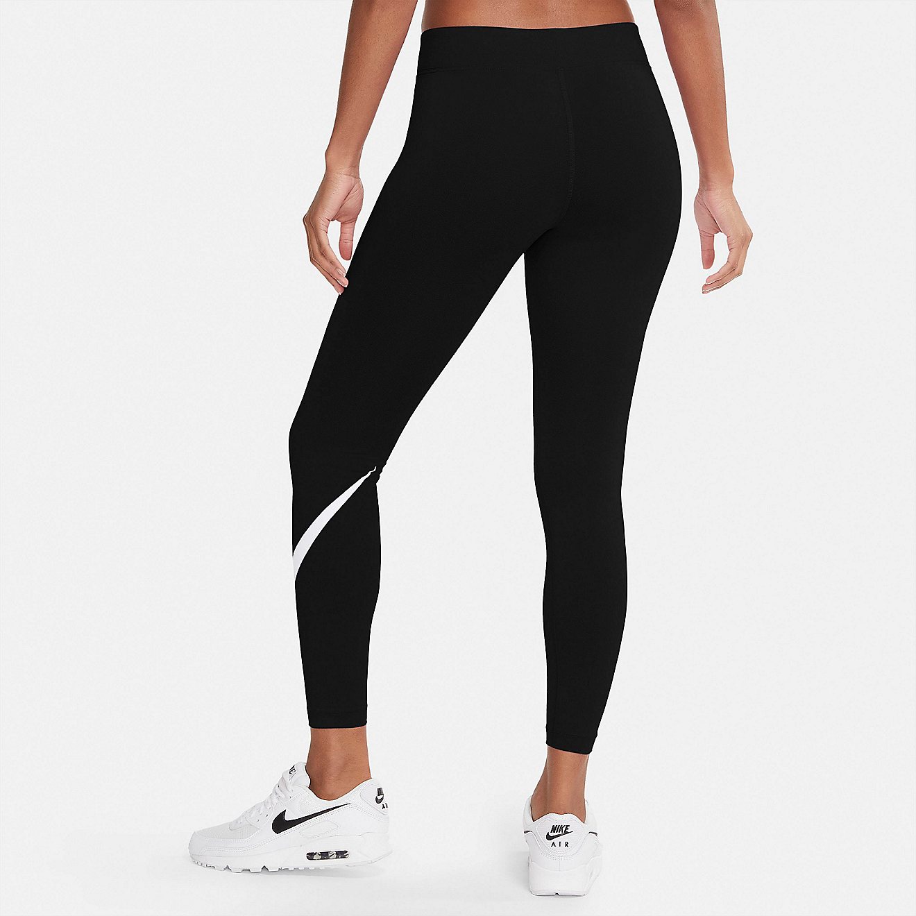 Nike™ Women's Essential Swoosh Mid-Rise Leggings                                                                               - view number 2