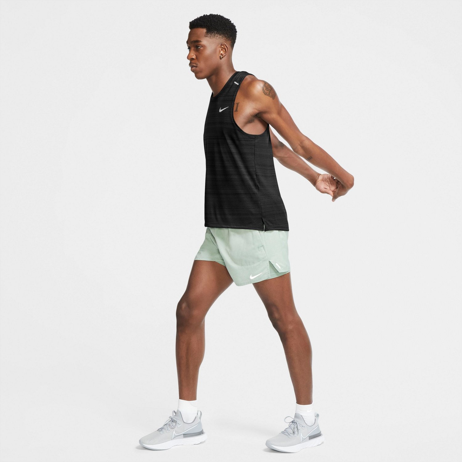 Nike Men's Dri-FIT Miler Running Tank Top Academy