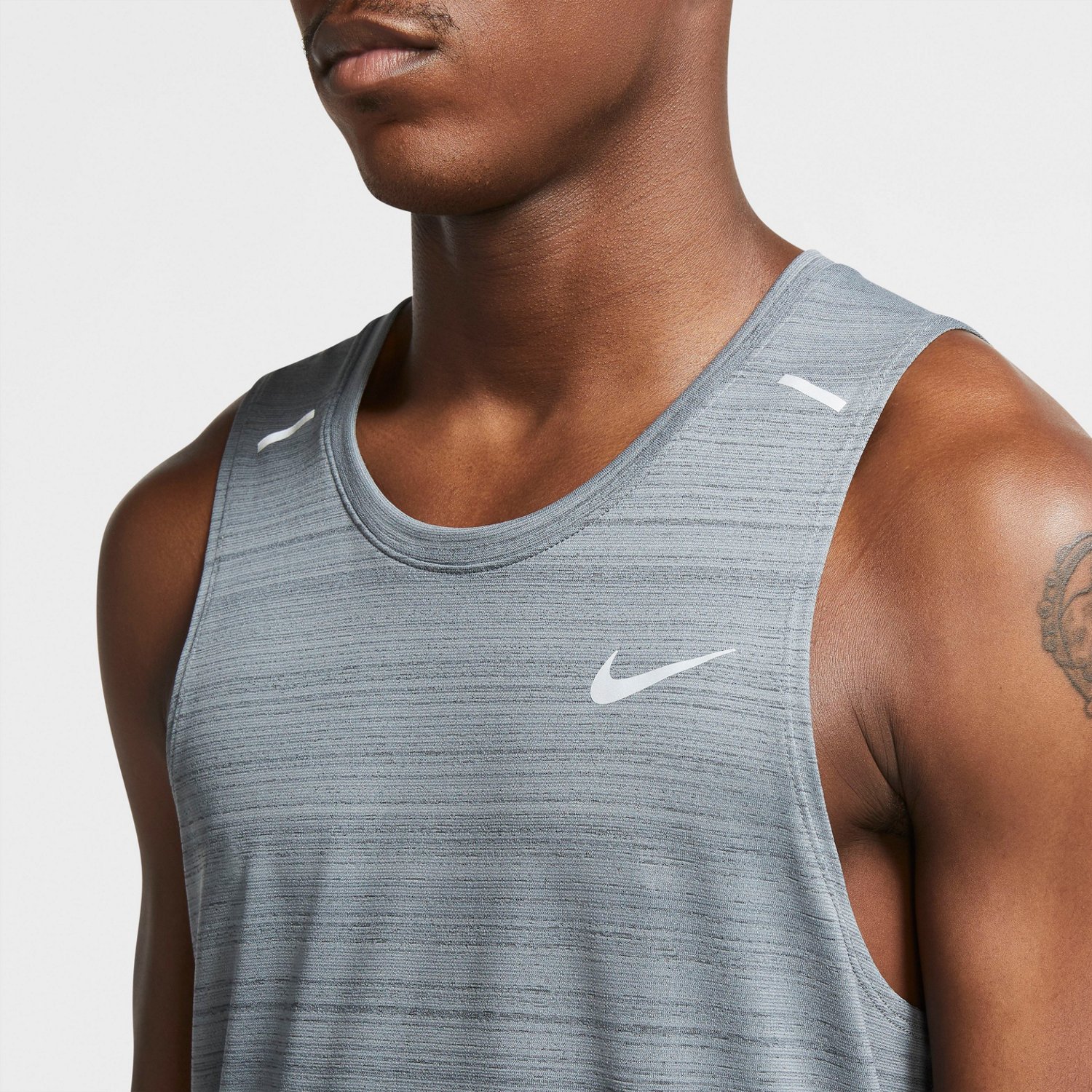 Nike Men's Dri-FIT Miler Running Tank Top - view number 4