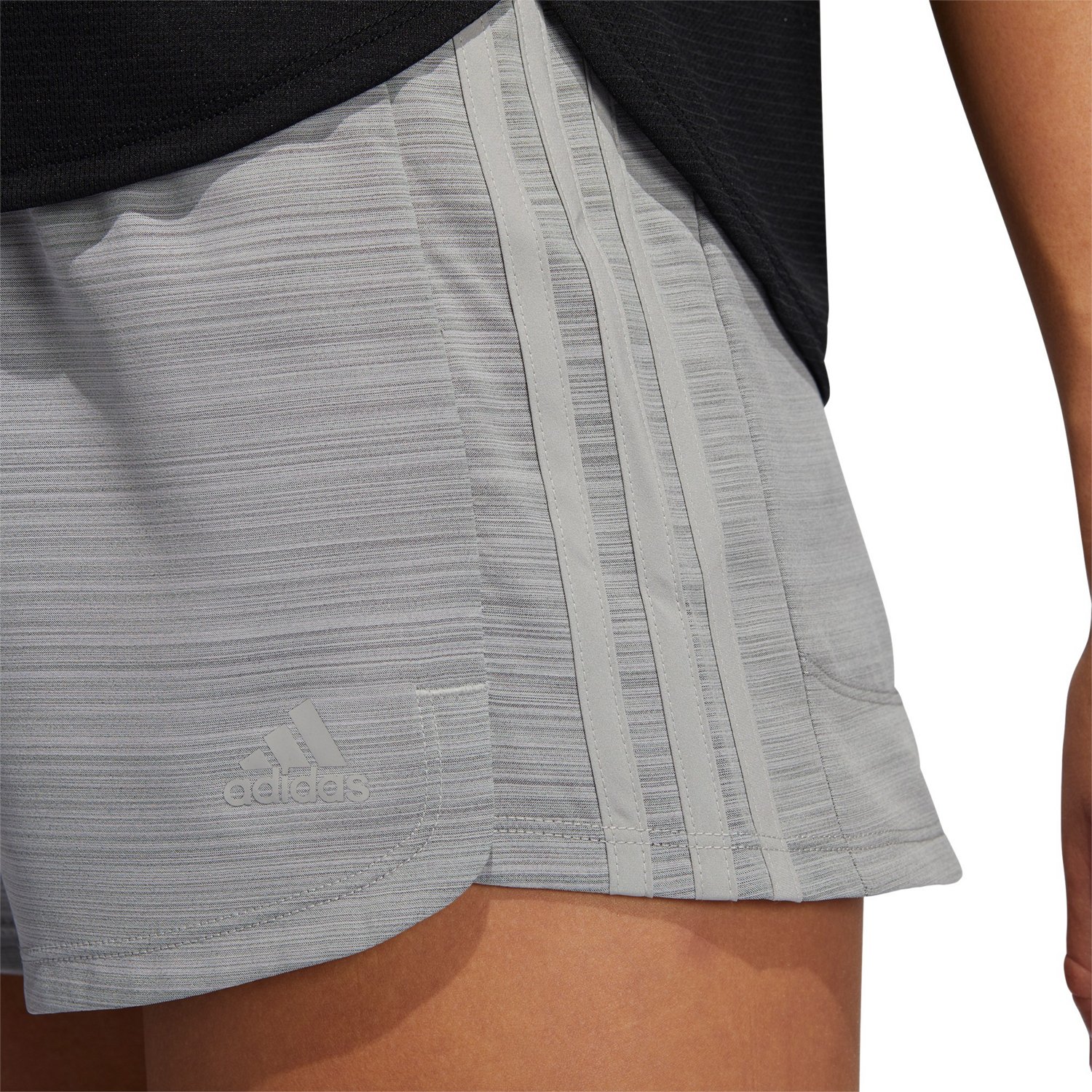 adidas Women's Pacer 3-Stripes Woven Shorts                                                                                      - view number 5