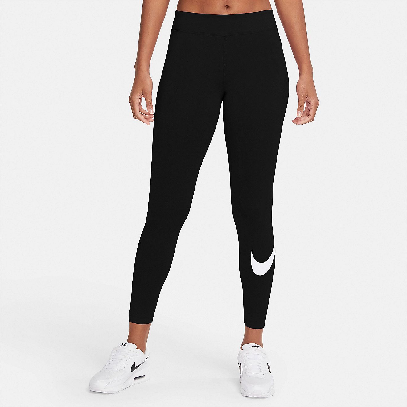 Nike™ Women's Essential Swoosh Mid-Rise Leggings                                                                               - view number 1