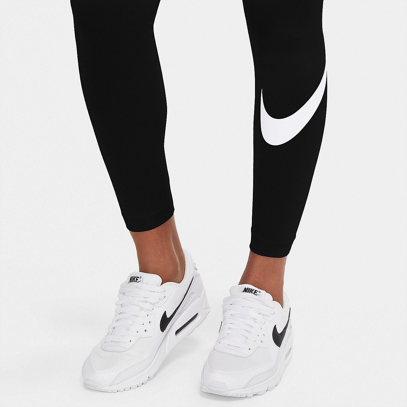 Nike™ Women's Essential Swoosh Mid-Rise Leggings                                                                               - view number 3