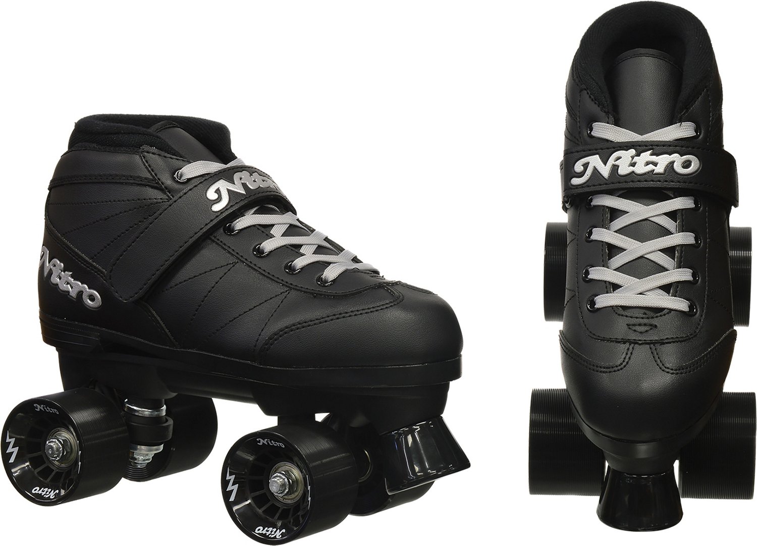 Epic Super Nitro Girls Roller Skates Size 6 Black 2024 Pink Indoor Outdoor Quad